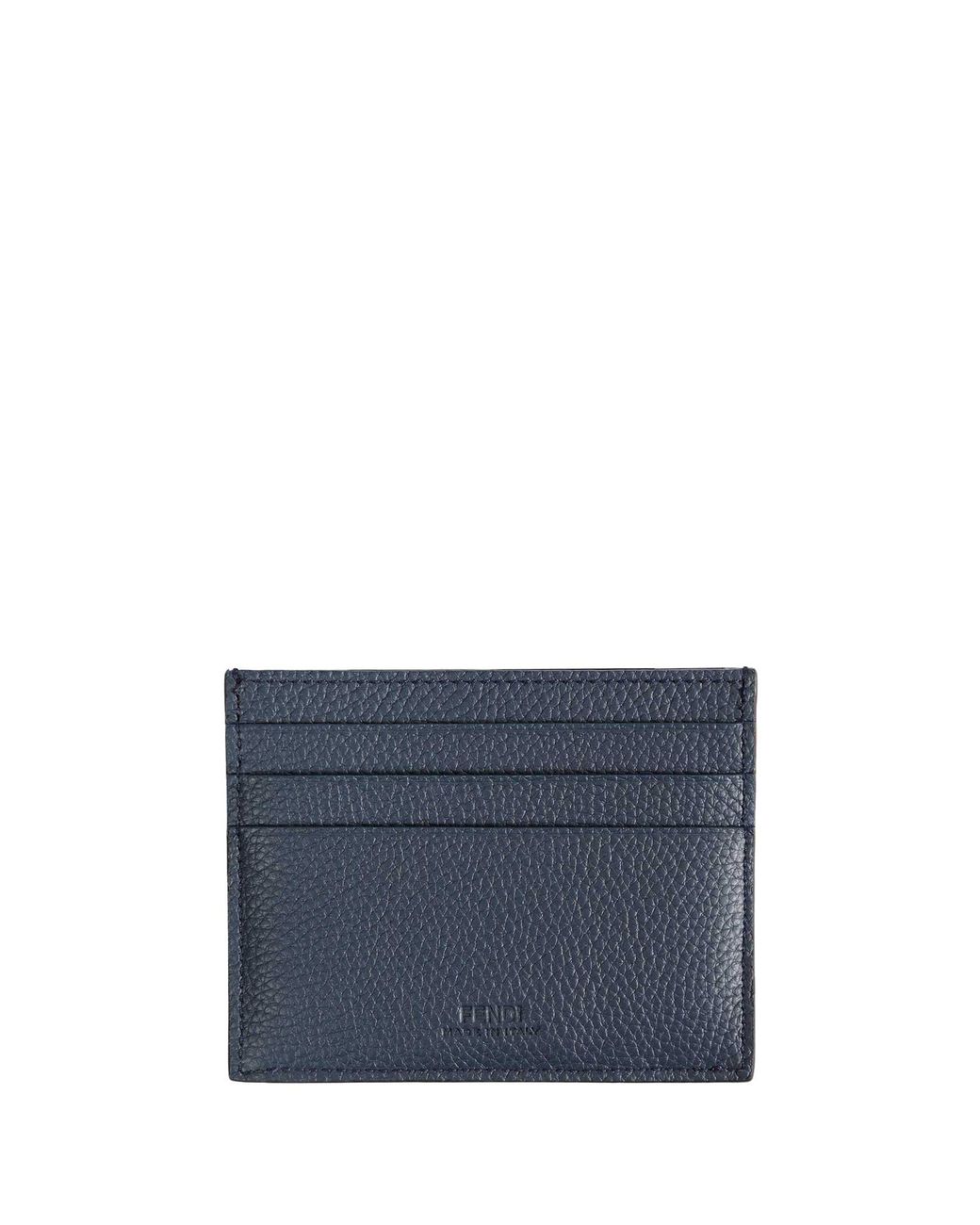 Fendi Blue Lui Card Holder for men