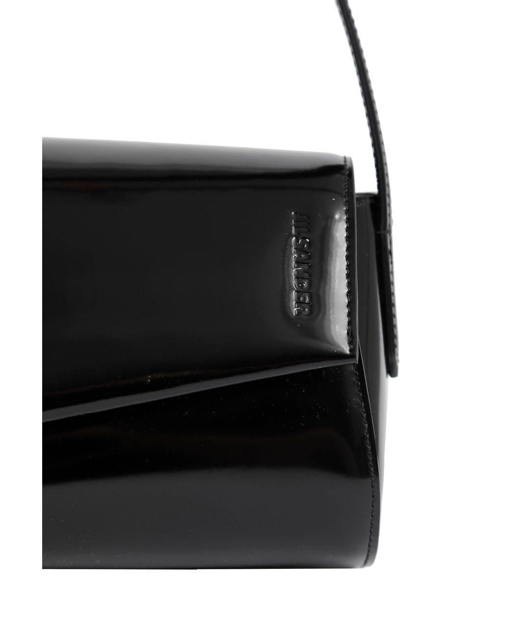 Jil Sander Black Kante Flap Bag