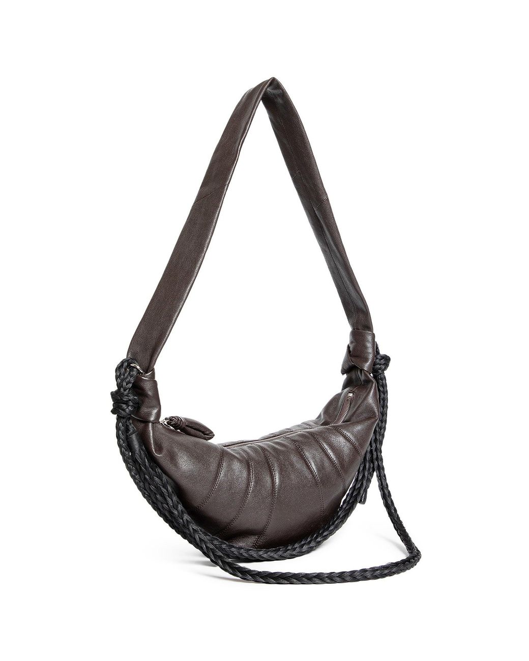 Lemaire Black Braid Medium Croissant Bag