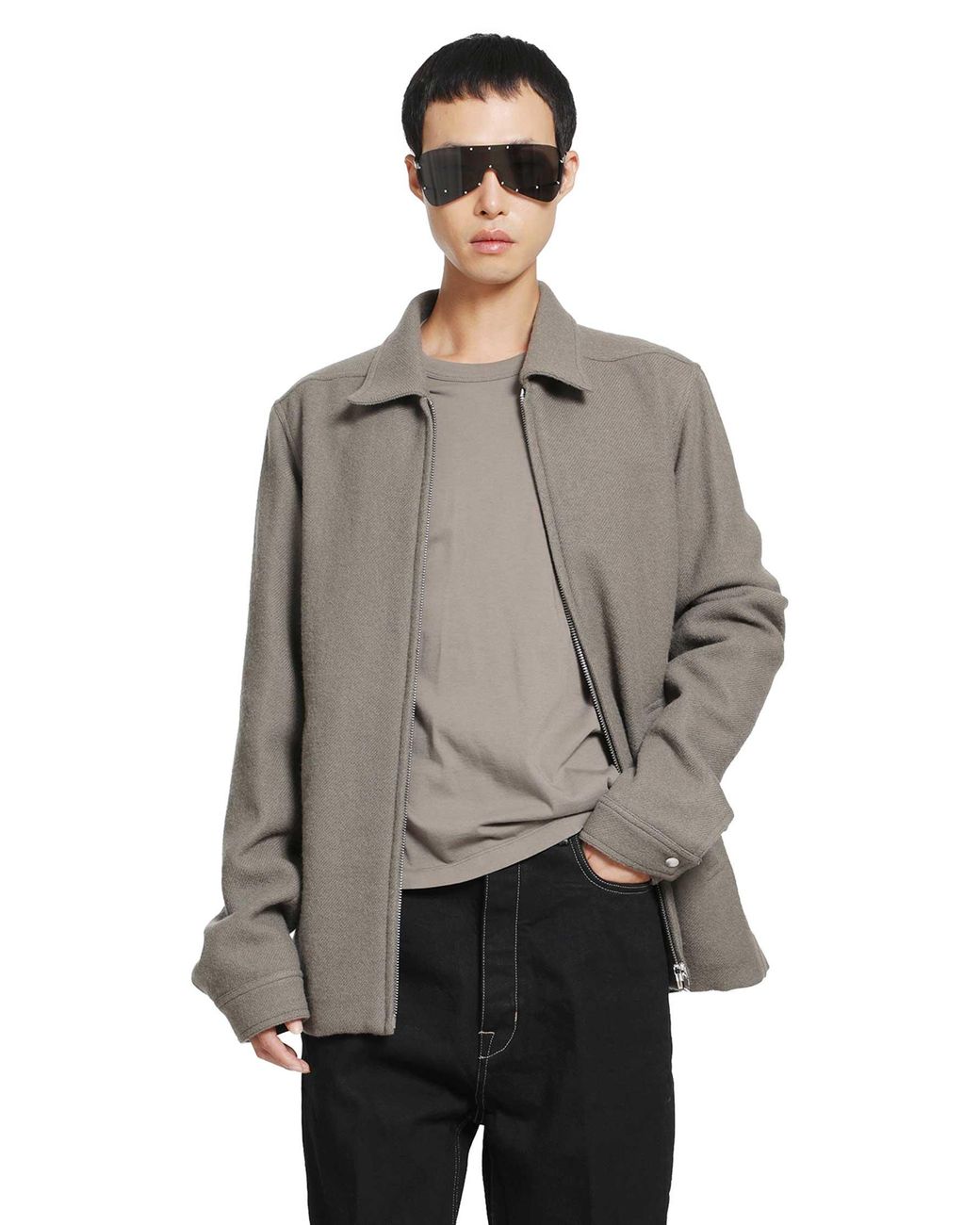 Rick Owens Gray Brad Jkt for men