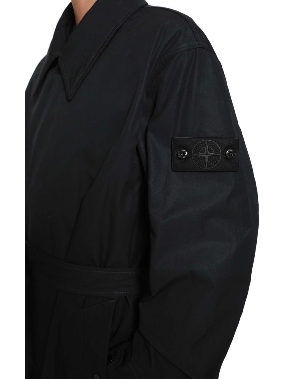 Stone Island Black 7100004 All Weather Trench for men