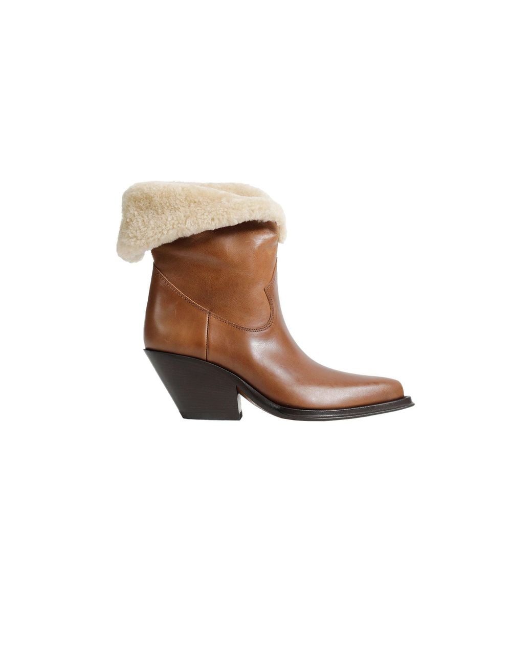 Chloé Brown Azelan Westen Boots