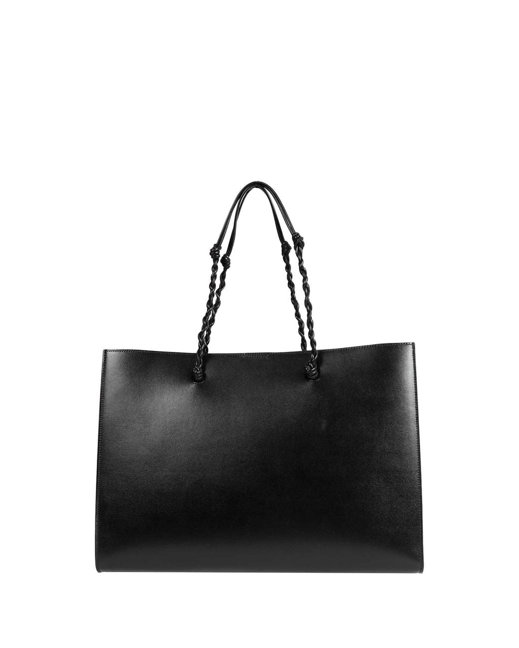 Jil Sander Black Tangle Tote Bag