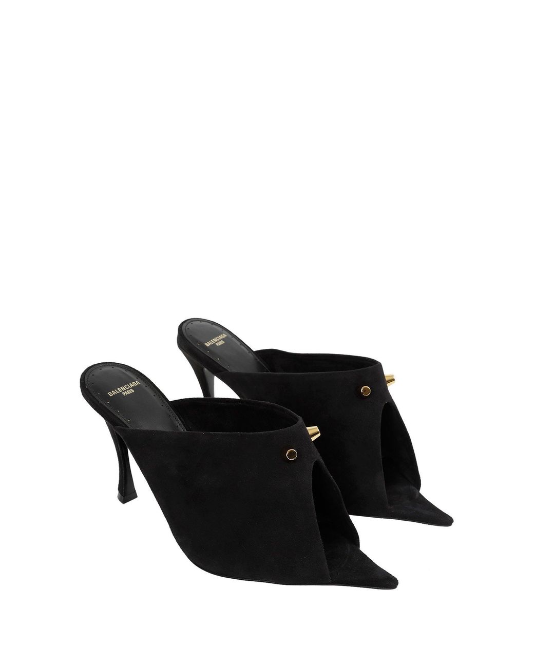 Balenciaga Black Midnight City Mules