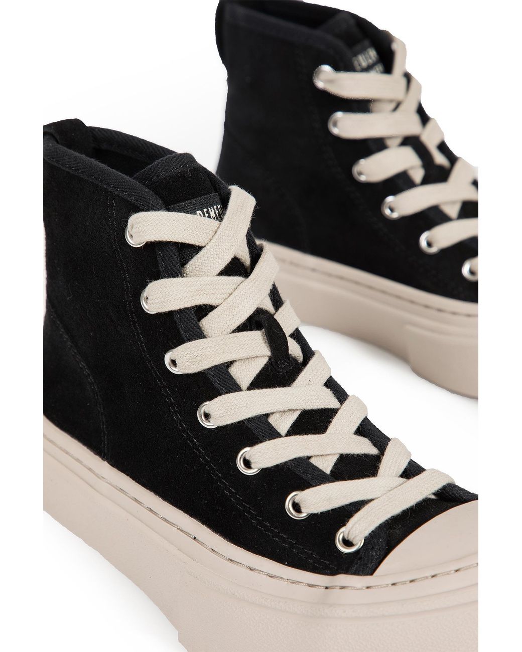 Ann Demeulemeester Black Sarin Mid-Top Sneakers