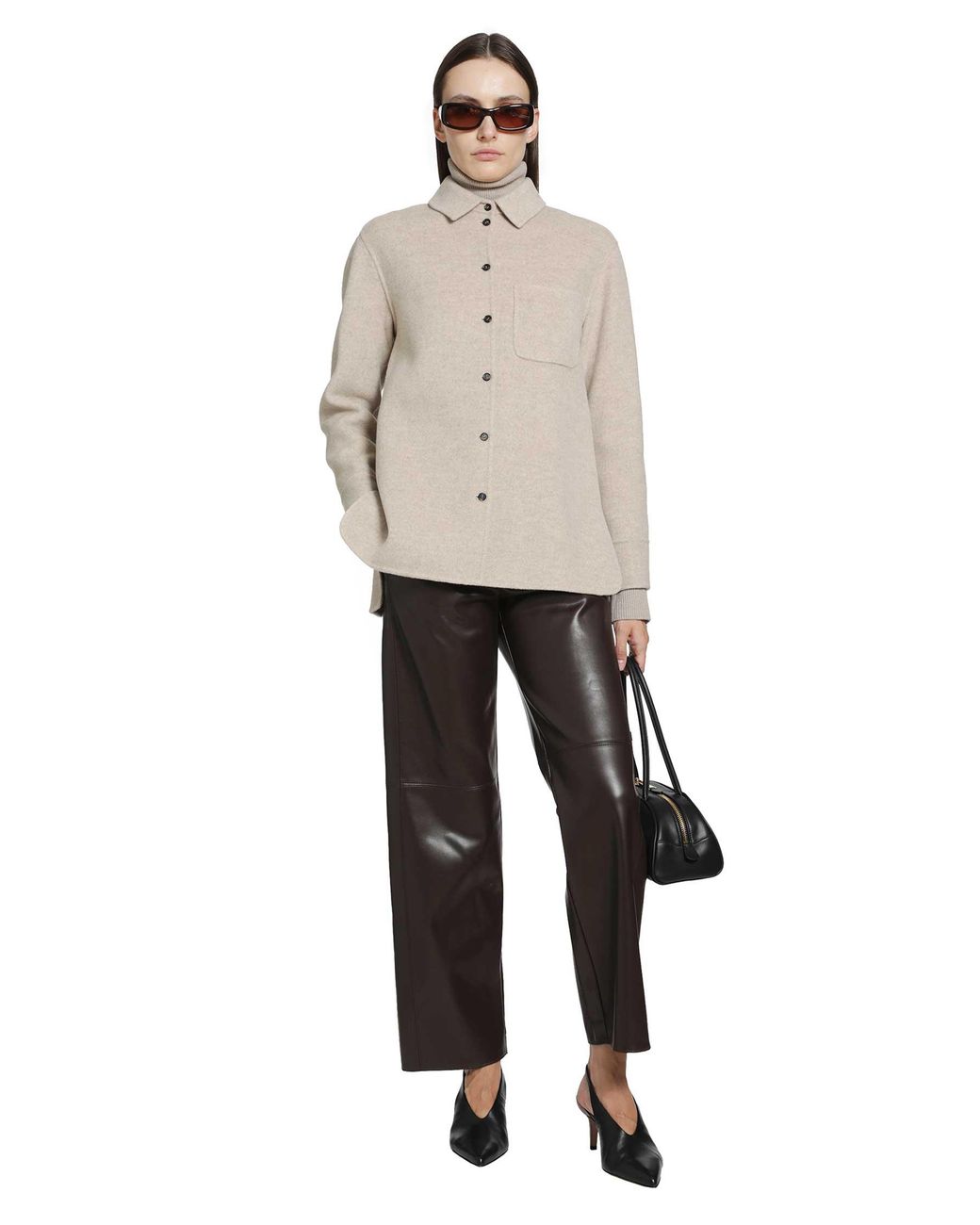 Max Mara Natural Wool And Cashmere Broadcloth Jacket