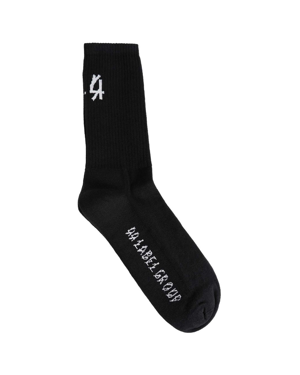 44 Label Group Black Cotton Yarn Socks for men