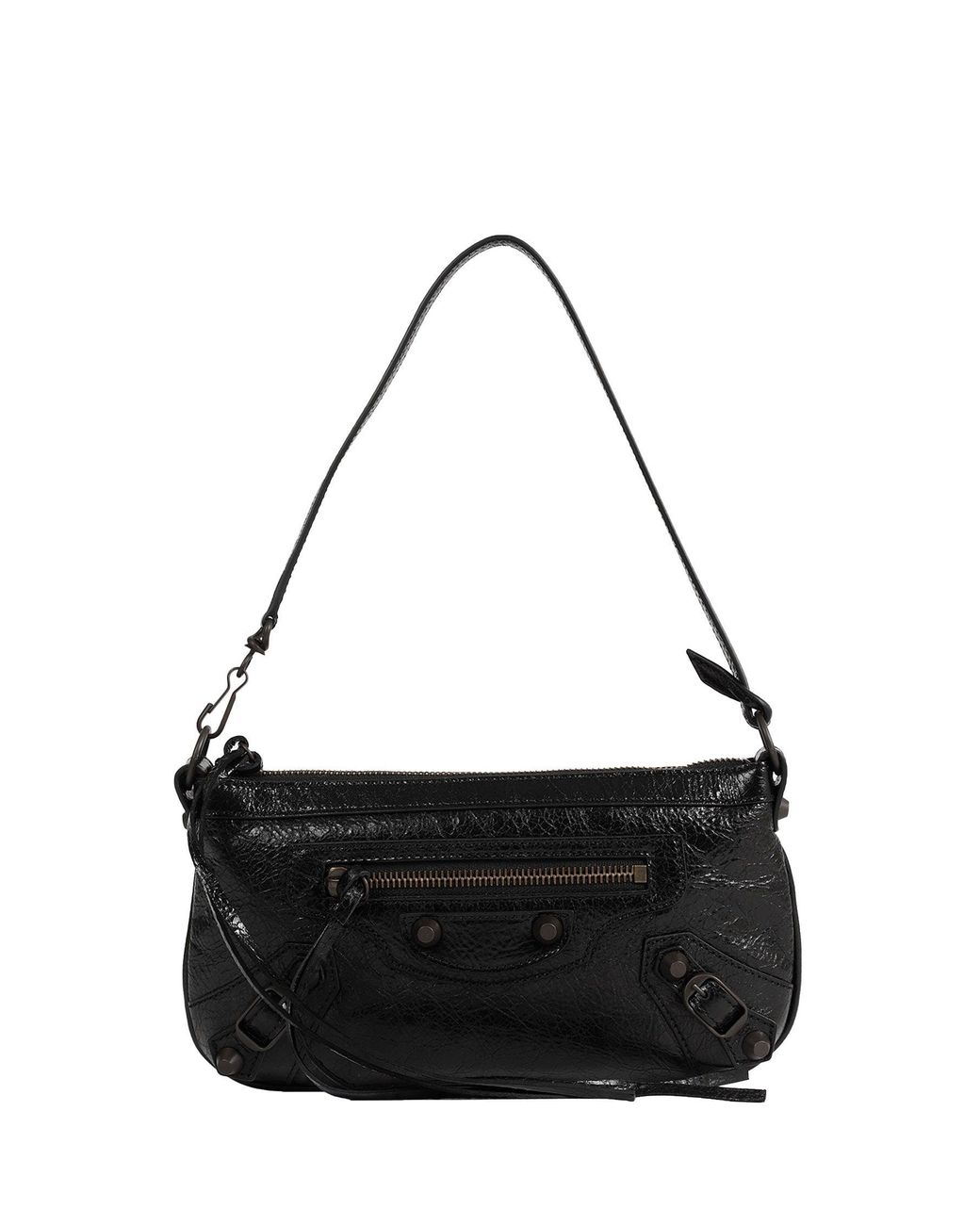 Balenciaga Black Le City Pouch On Strap Bag