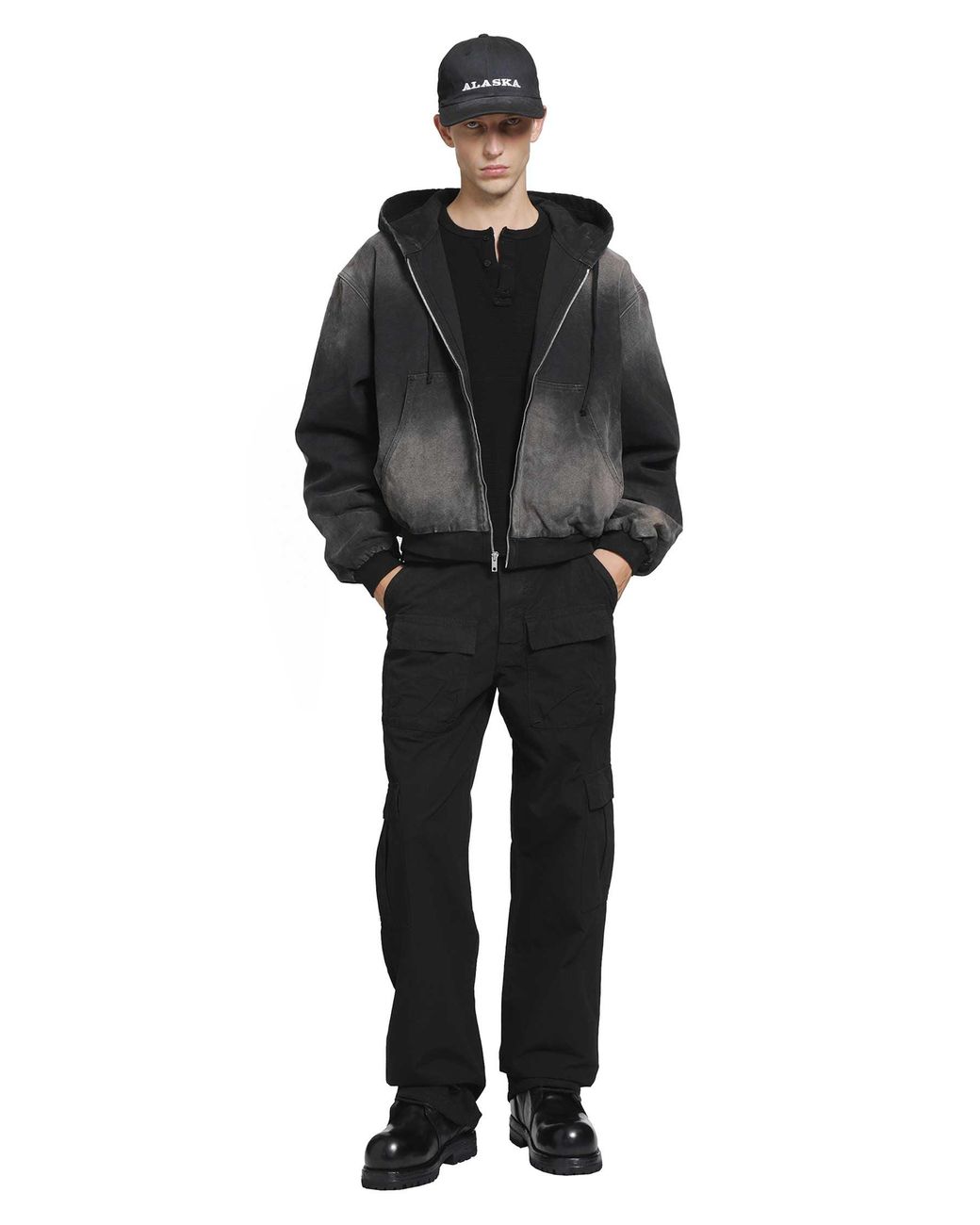 ALEXANDER DIGENOVA Gray Underground Canvas Jacket for men