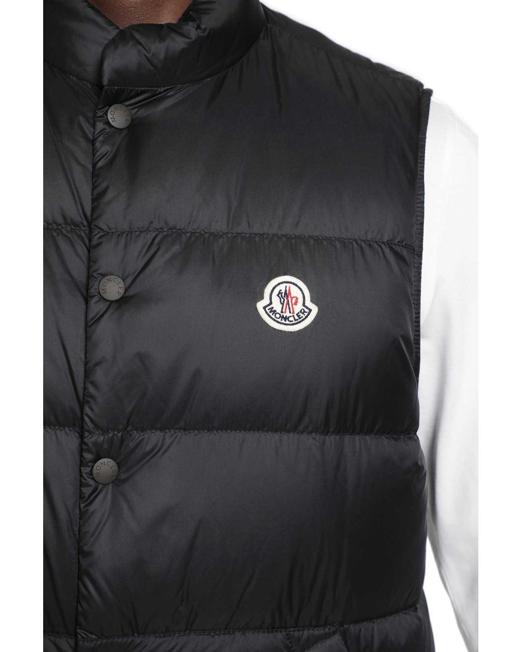 Moncler Black Tuquerouye Down Gilet for men