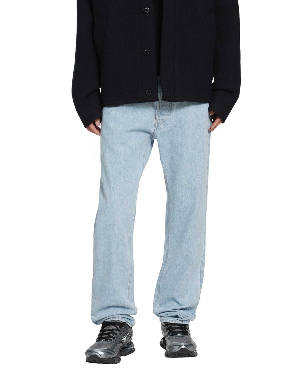 Stone Island Blue J100005 Light Bull Denim Jeans for men