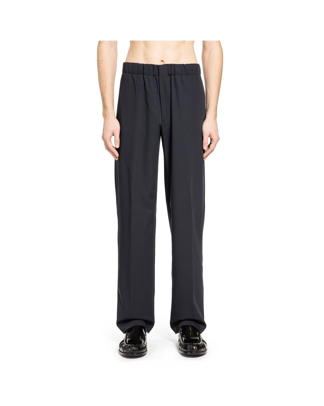 Lardini Blue Linen Cotton Silk Trousers for men