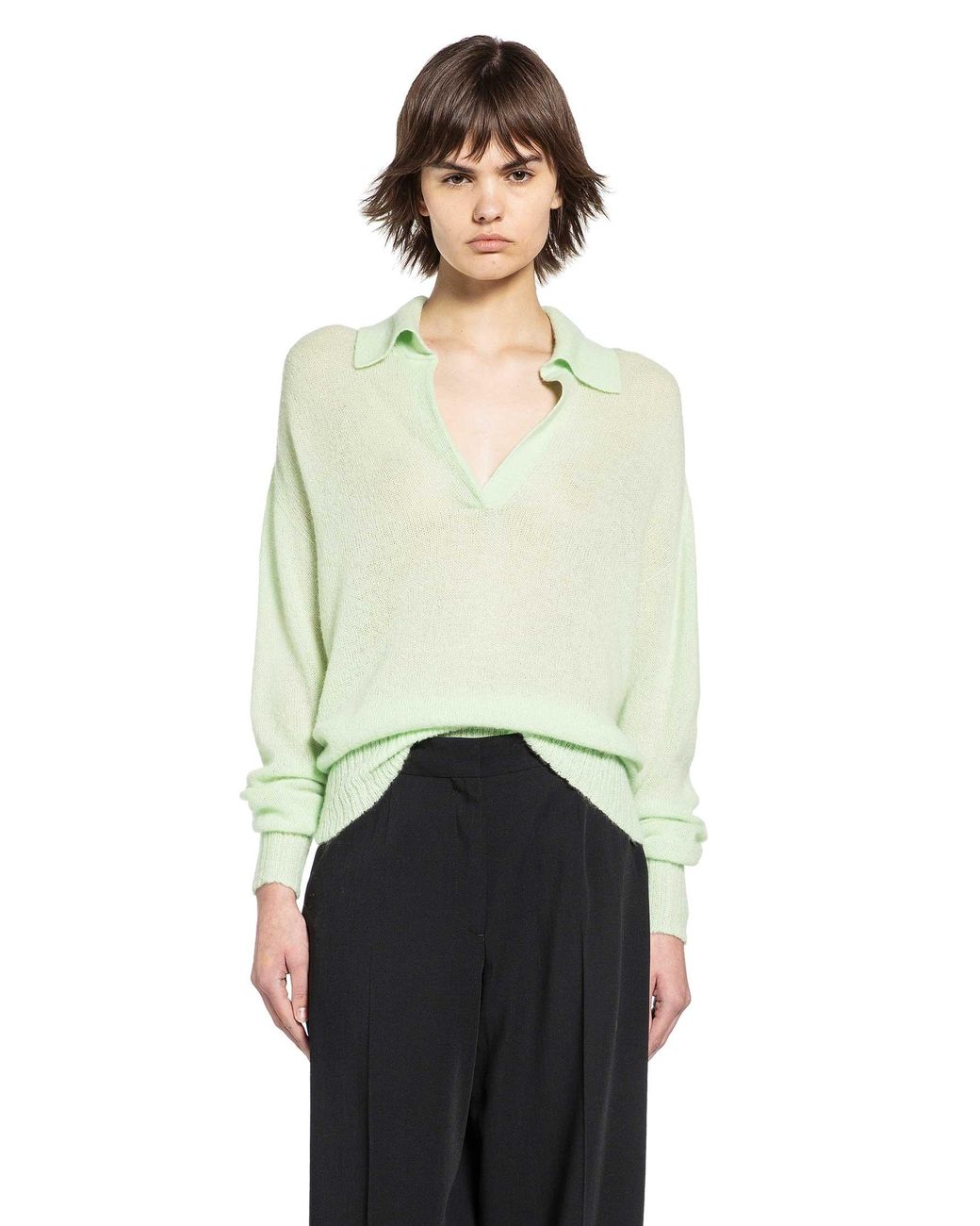 Tom Ford Green Oversized Knitted Sweater