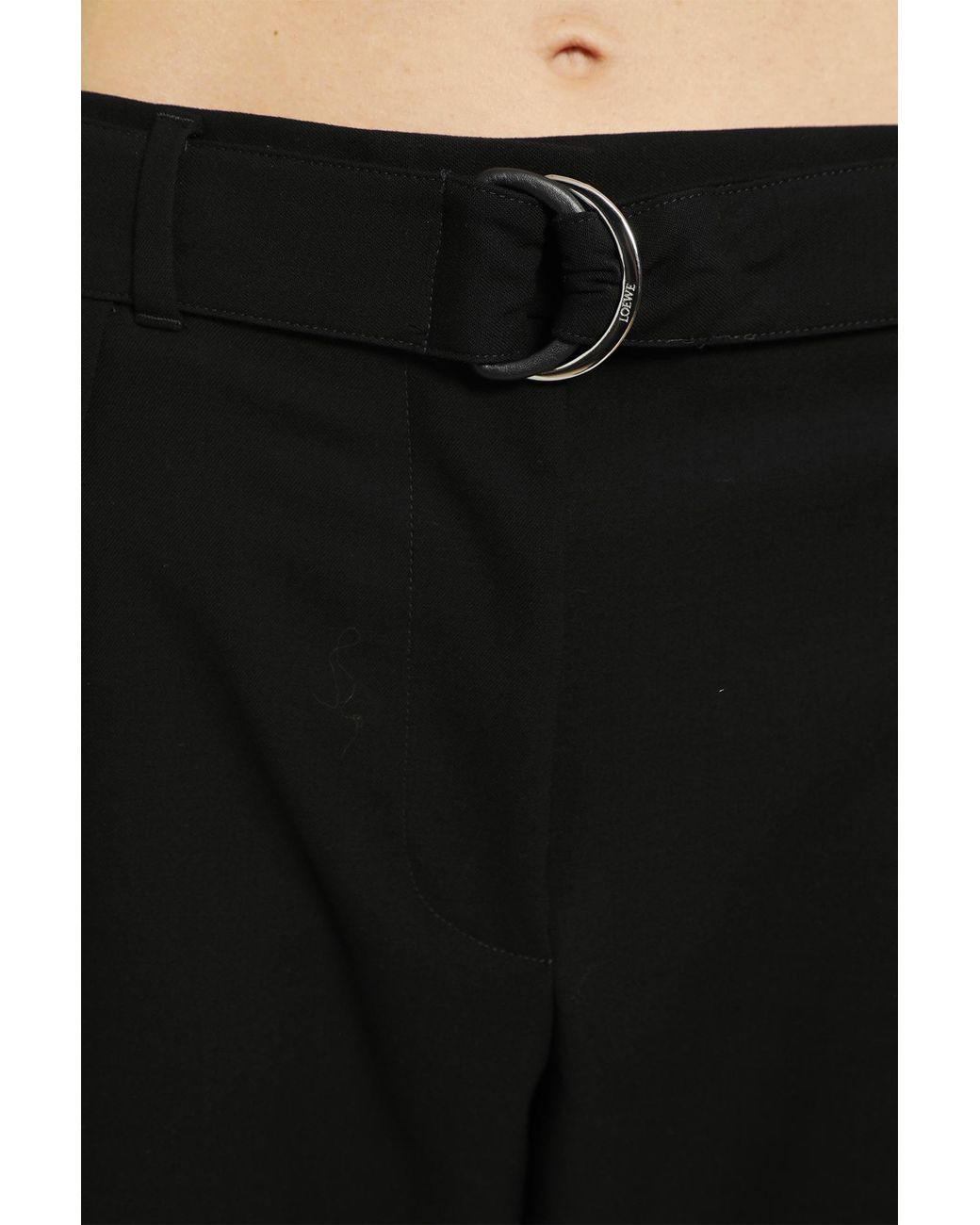 Loewe Black Belted Trousers