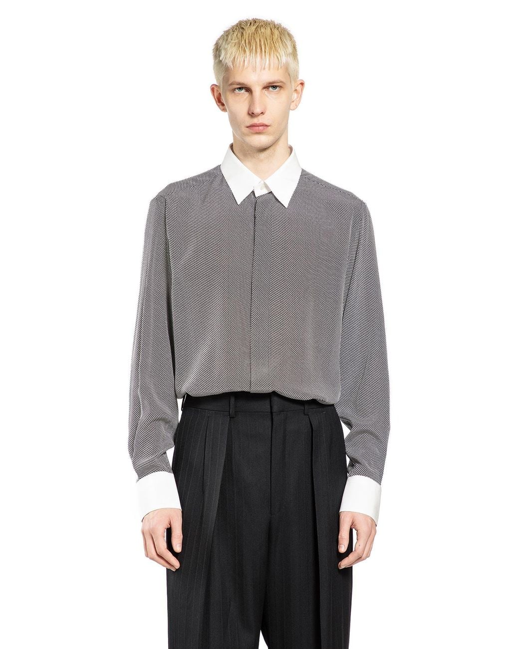 Tom Ford Gray 3D Classic Shirt for men