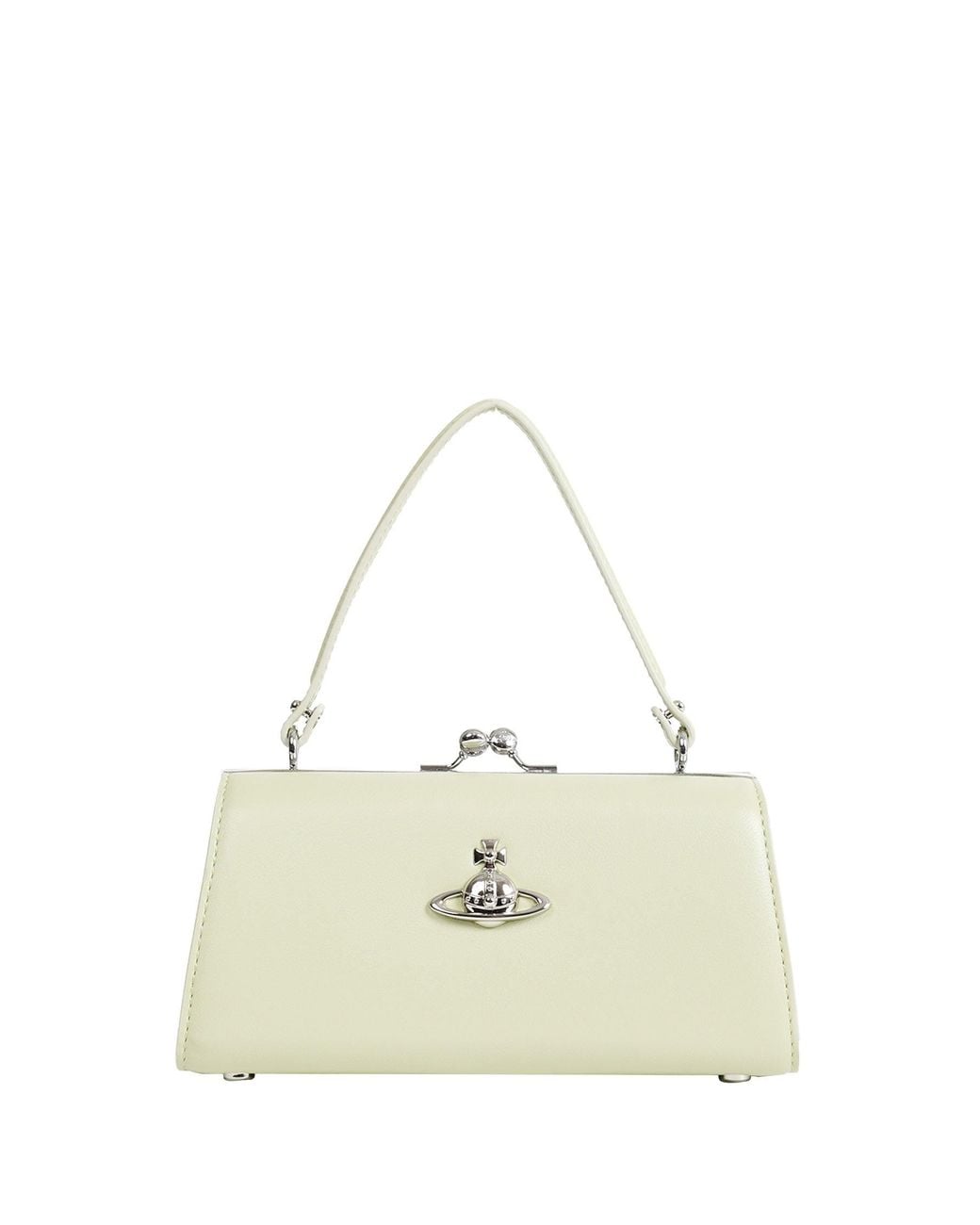 Vivienne Westwood White Xl Doll Top Handle Bag