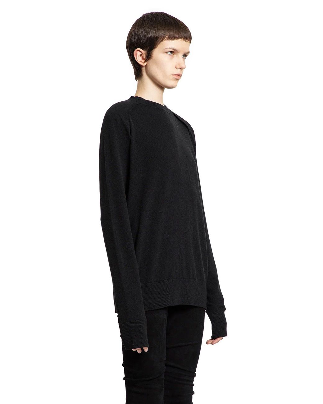 Ann Demeulemeester Black Ulu Sweater