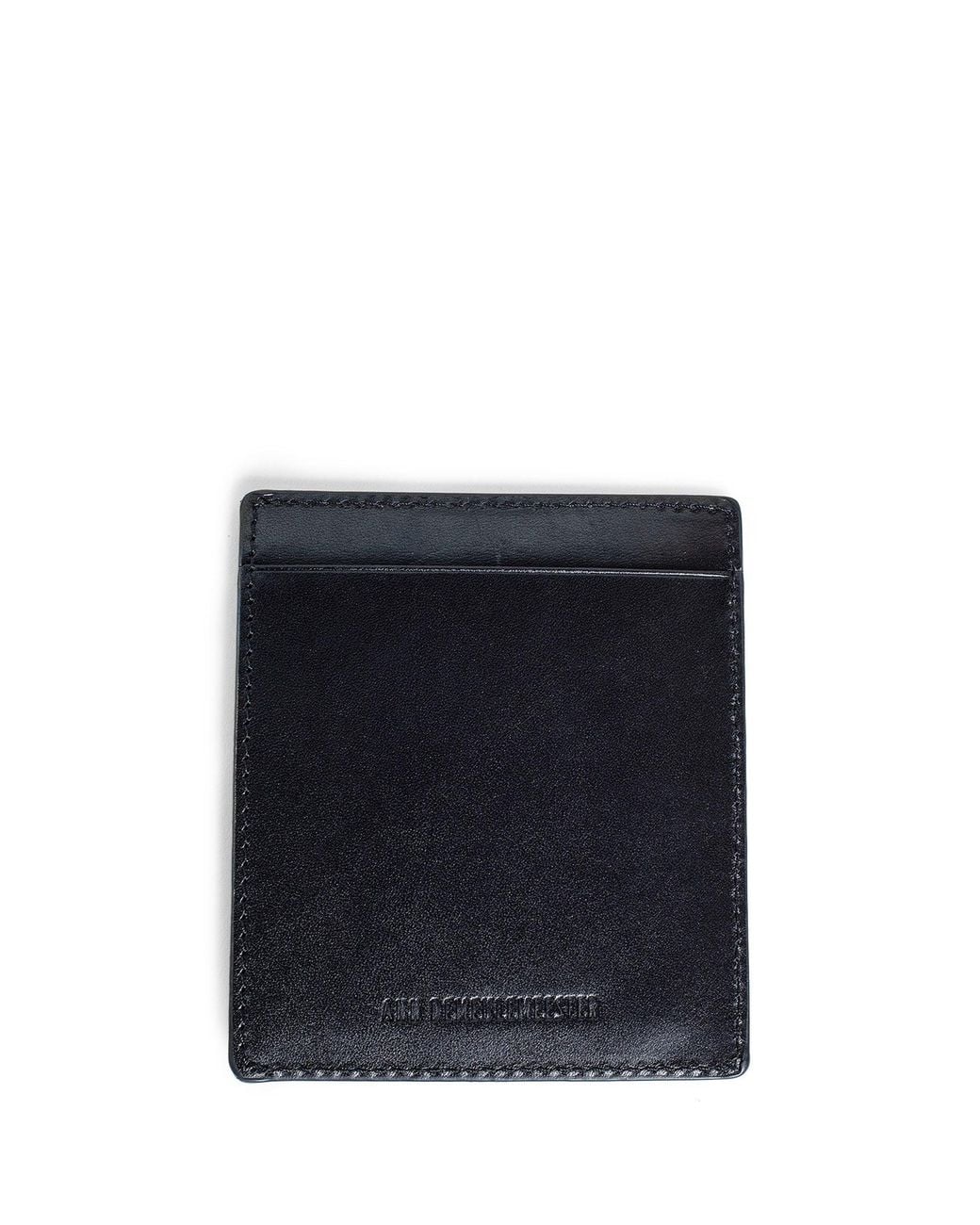 Ann Demeulemeester Black Viggo Coin And Card Holder for men