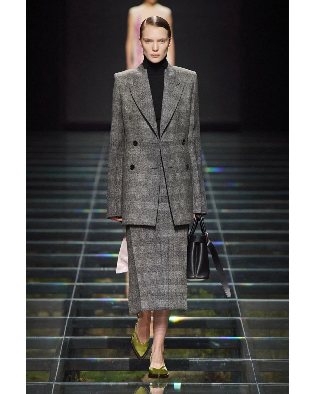 Prada Black Cashmere Turtleneck Vest