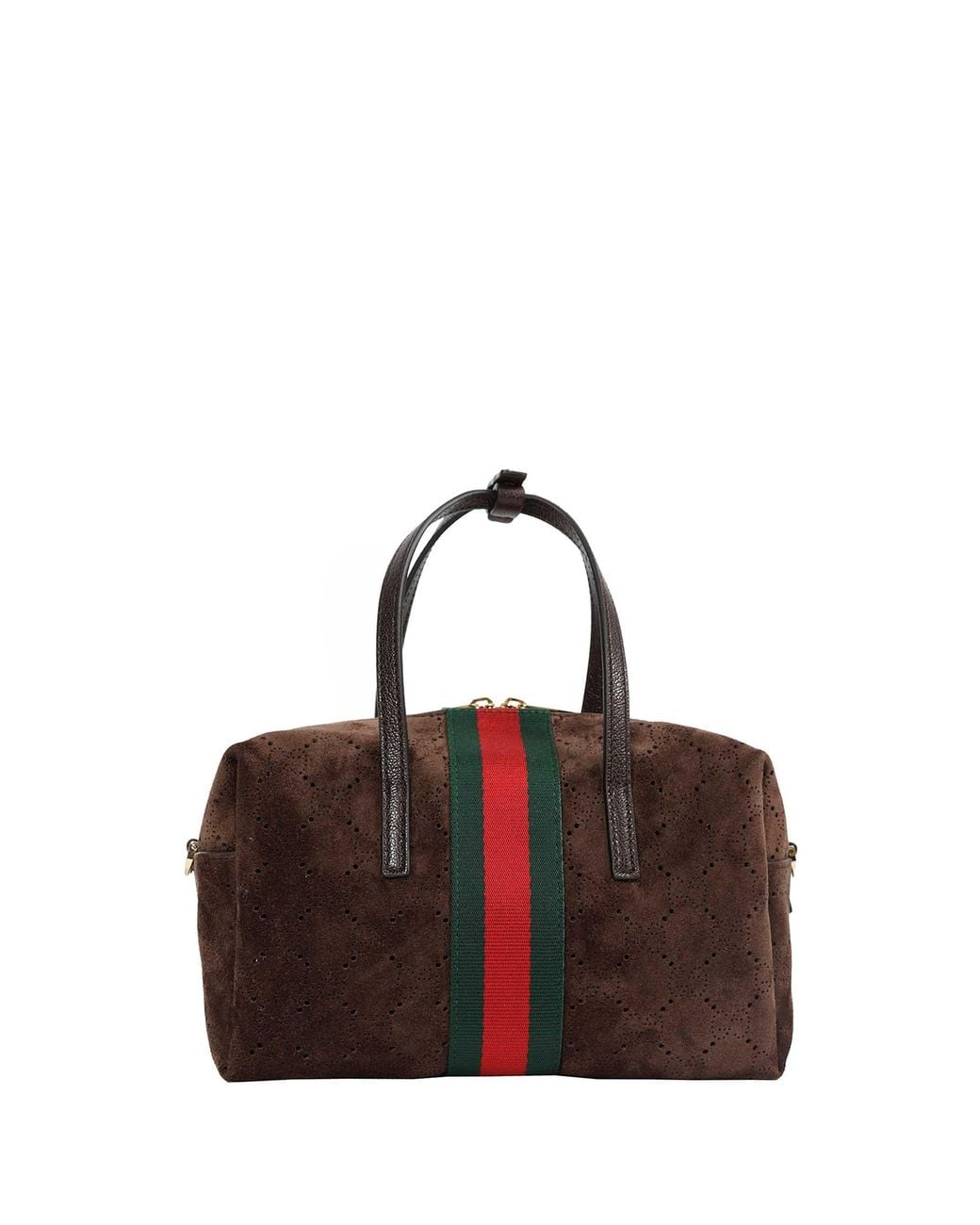 Gucci Brown Small Boston Bag