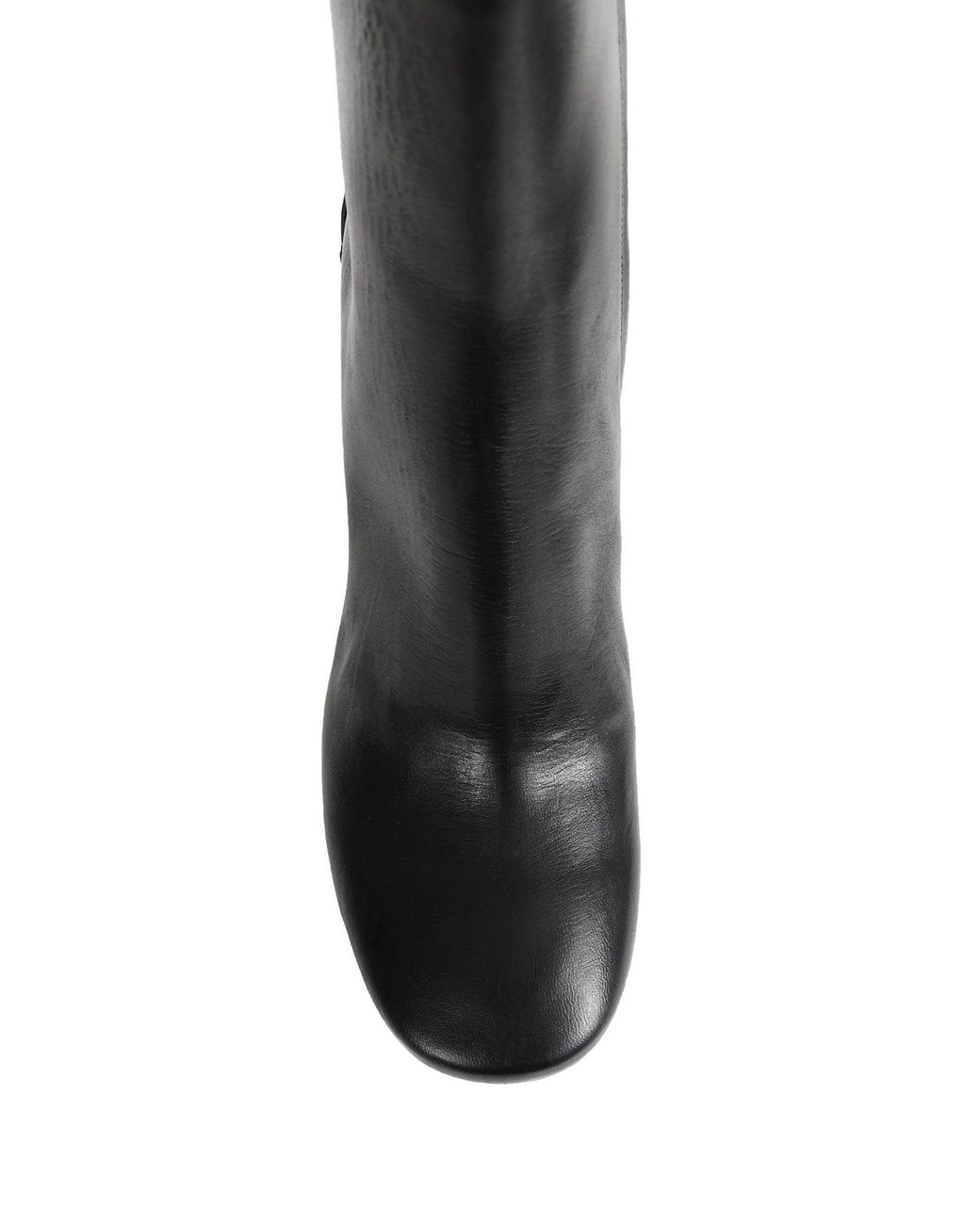 Capasa Black Nappa Leather Ankle Boots