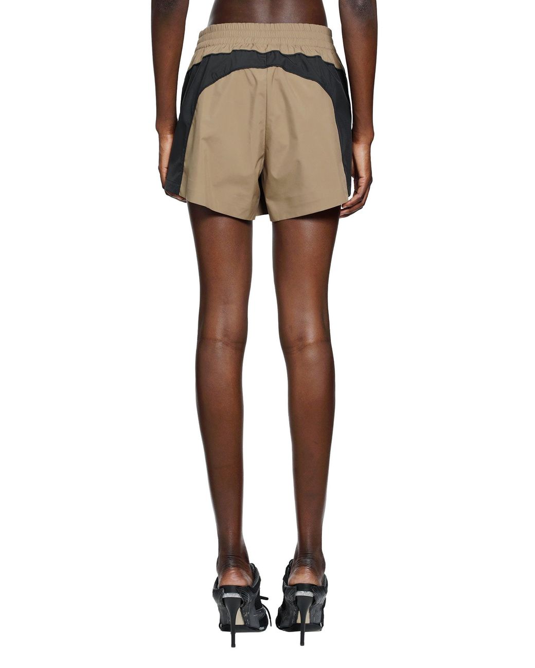 Balenciaga Brown Techwear Tracksuit Shorts