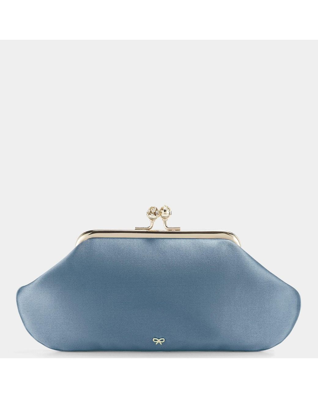 Anya Hindmarch Blue Bespoke Maud Clutch