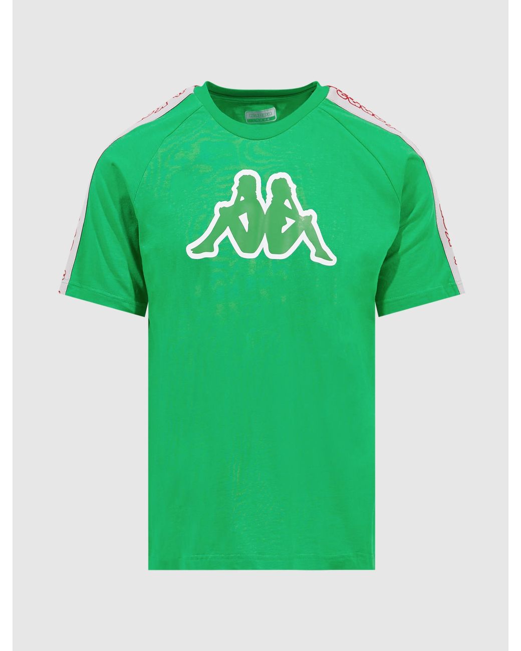 Kappa Logo Tape Davirec T-shirt in Green for Men | Lyst