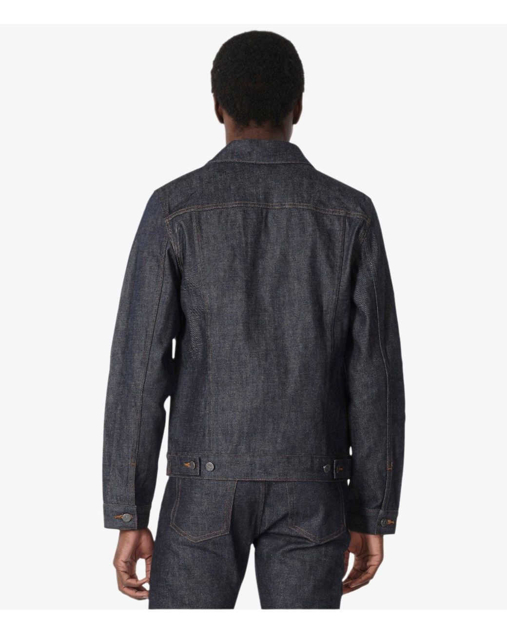 A.P.C. Blue A. P.c. Men's Jean Work Jacket Size: Extra Small In Raw Indigo for men