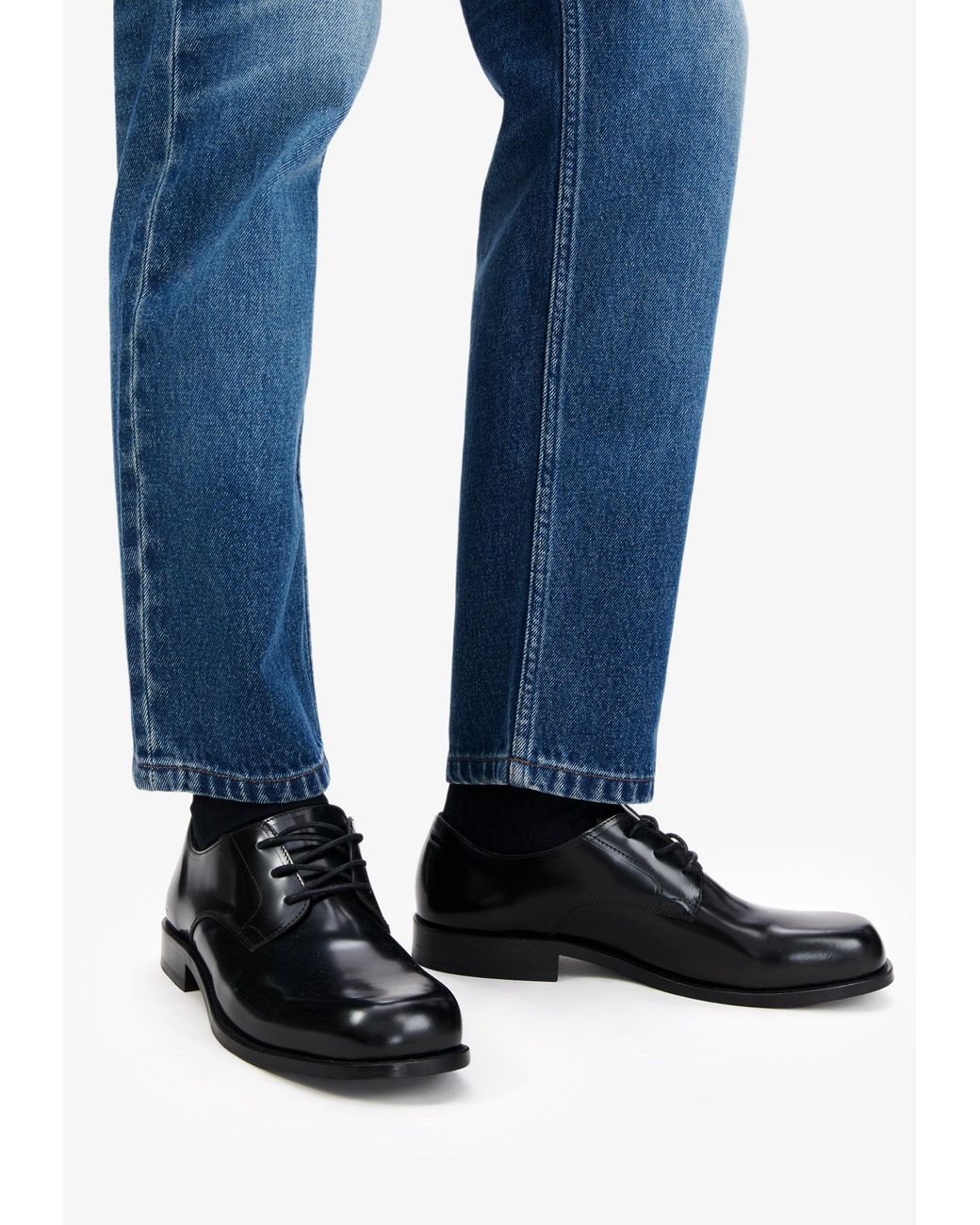 A.P.C. Black A. P.C. Benjamin Derbies for men