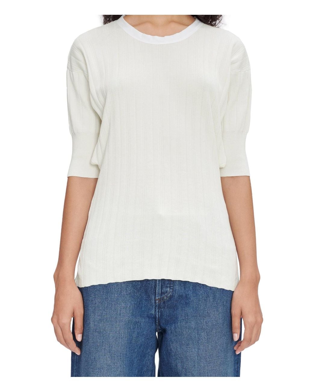 A.P.C. A. P.c. Women's Weiss Sweater Size: Extra Small In White