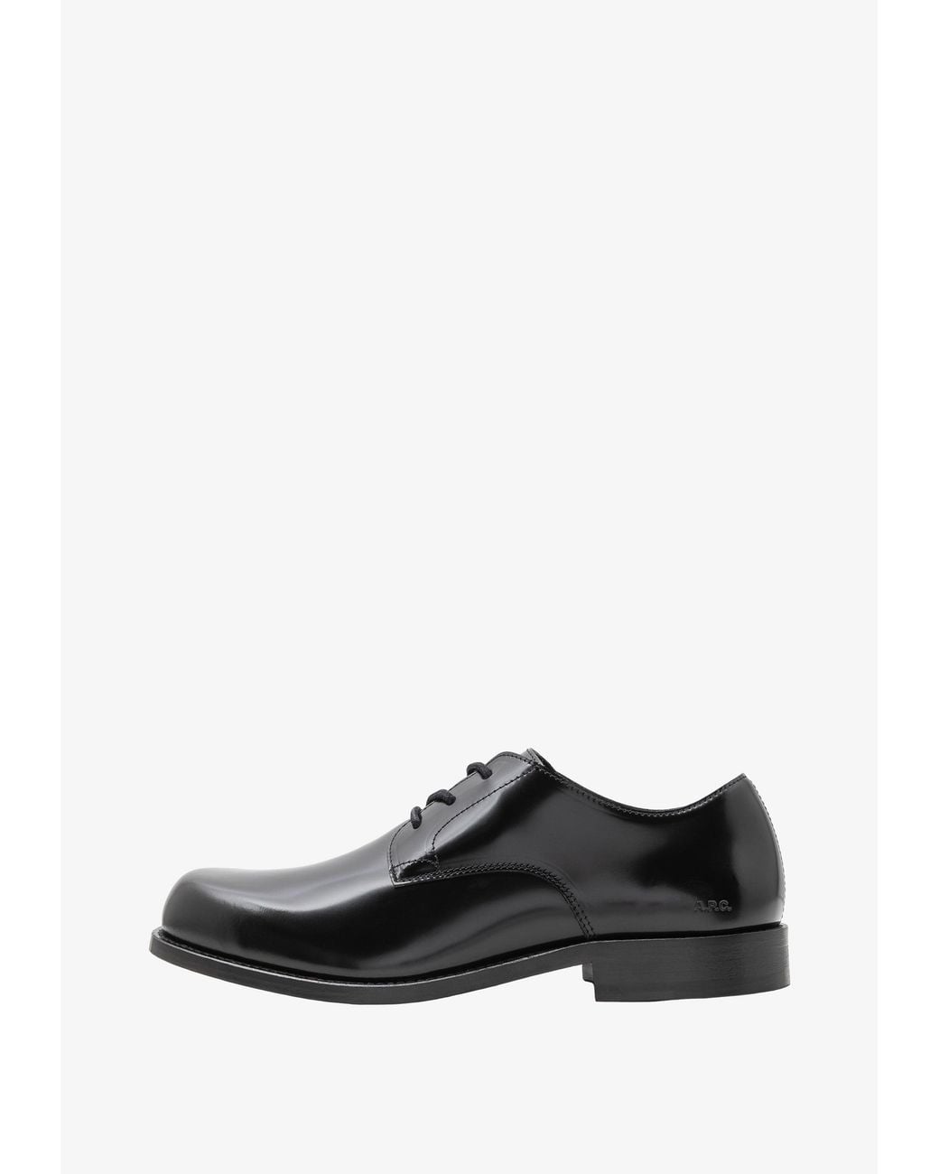 A.P.C. Black A. P.C. Benjamin Derbies for men