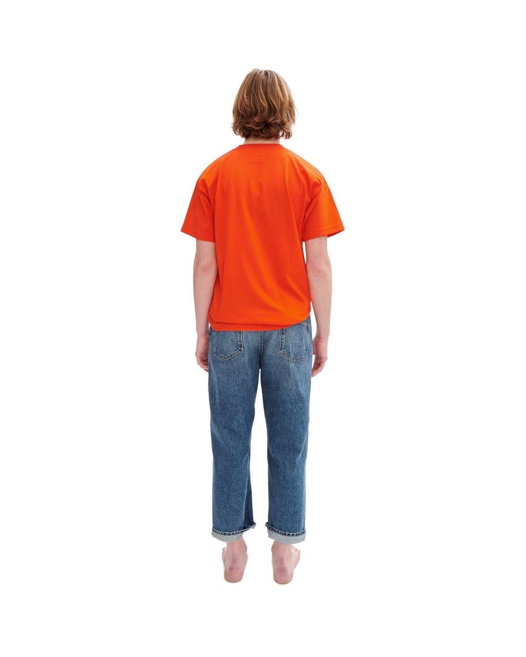 A.P.C. A. P.c. Jo T-shirt Size: Extra Small In Orange