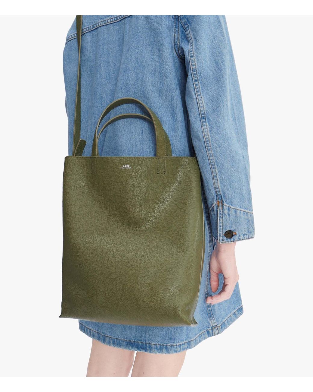 [A.P.C.] 本革 Maiko Medium Shopper Tote Bag 送料税込み Maiko Medium shopper tote | 100% cowhide leather | A.P.C.