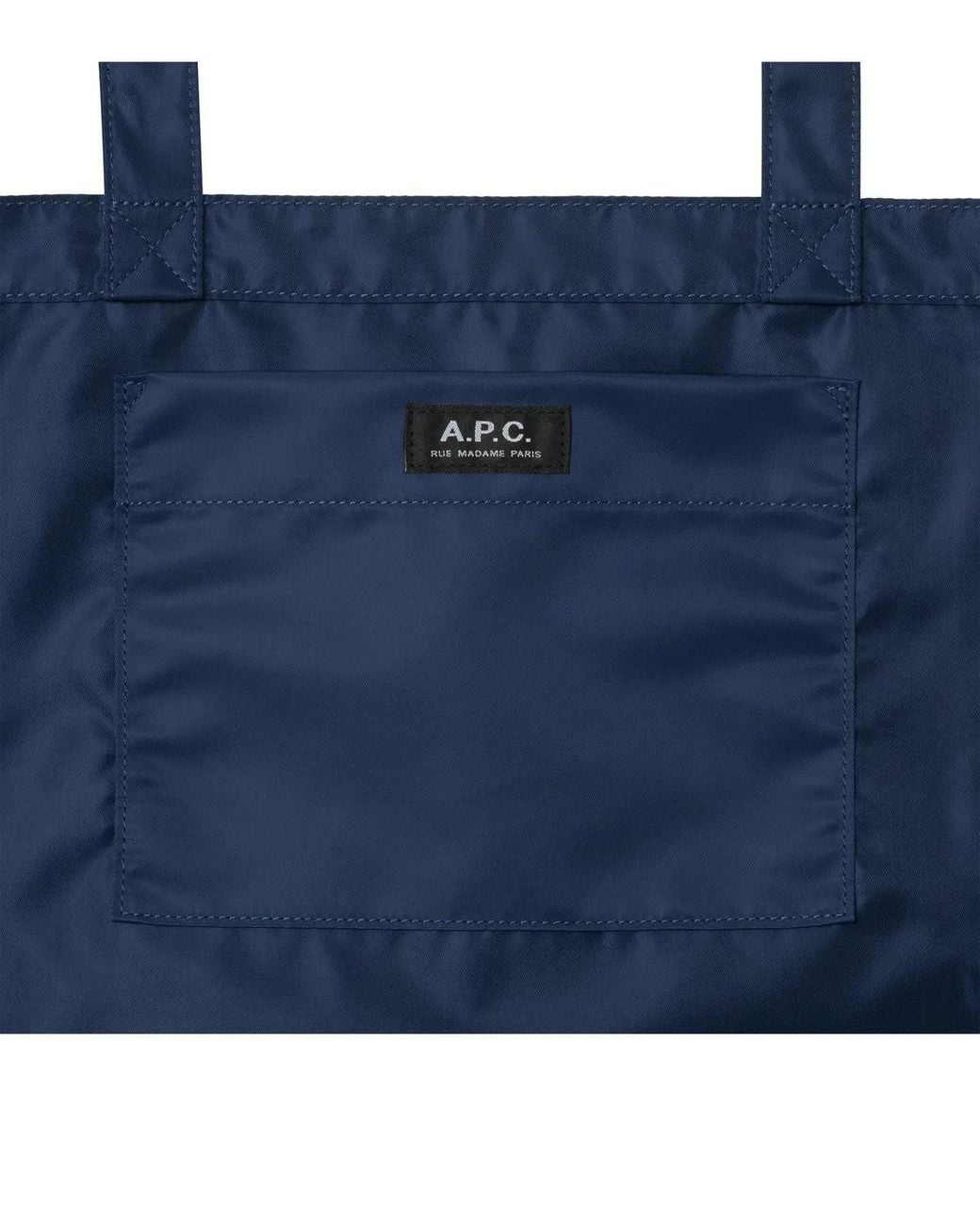 A.P.C. A. P.c. Men's Diane Reversible Shopping Bag One Size In Blue for men