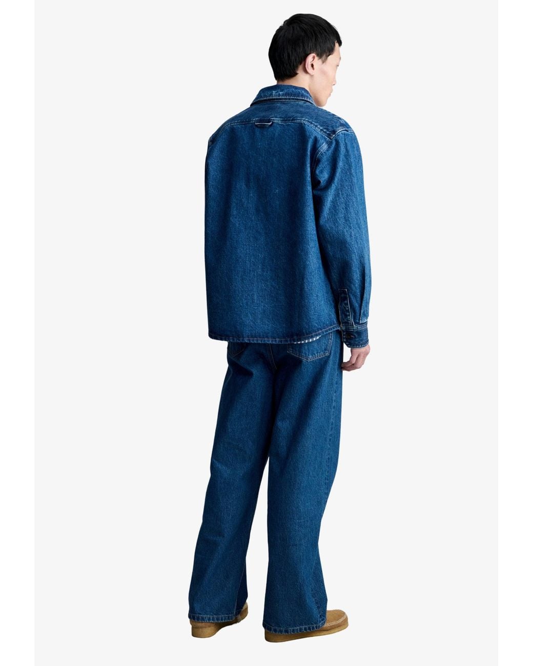 A.P.C. A. P.C. Basile Overshirt in Blue for Men | Lyst