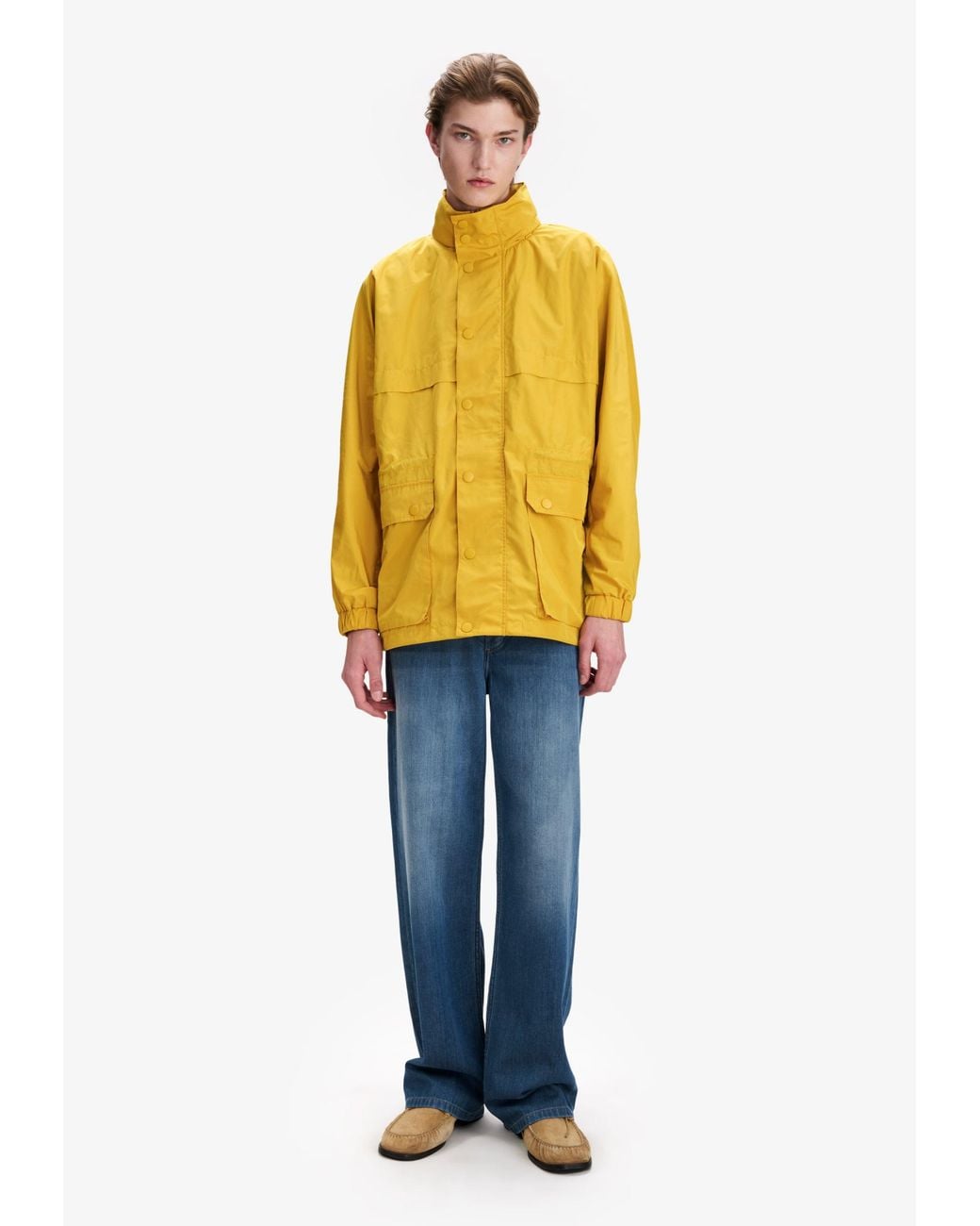 A.P.C. Yellow A. P.C. Valery Windbreaker Jacket Eag