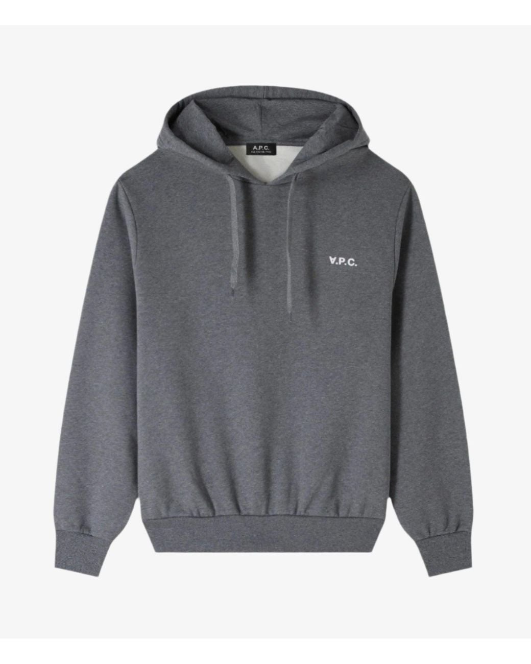 A.P.C. A. P.c. Men's Boxy Petit Vpc Hoodie Size: Extra Small In Heather Dark Gray for men