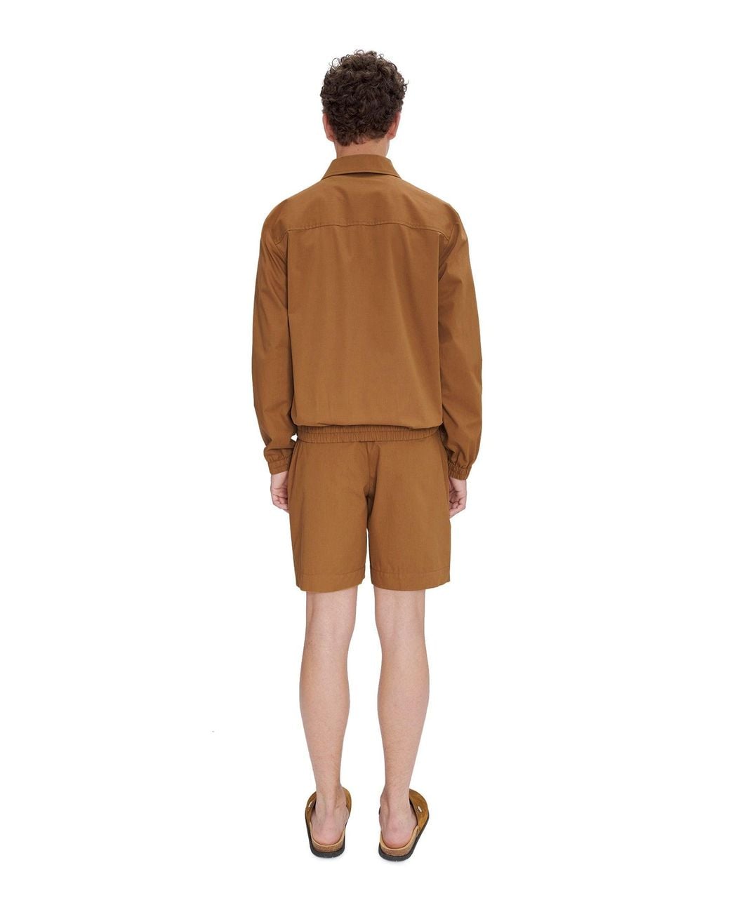 A.P.C. Brown A. P.c. Men's Gilbert Jacket Size: Medium In Camel for men
