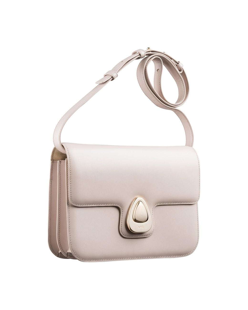 A.P.C. White A. P.c. Women's Astra Bag One Size In Moon Grey