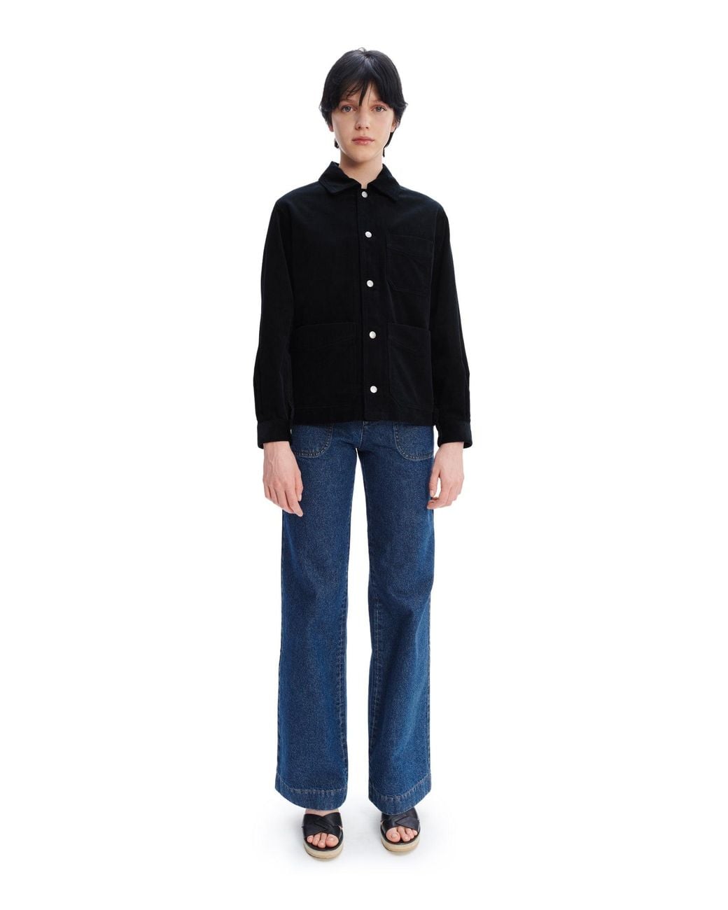 A.P.C. Blue A. P.c. Women's Julia Jacket Size: 36 In Navy