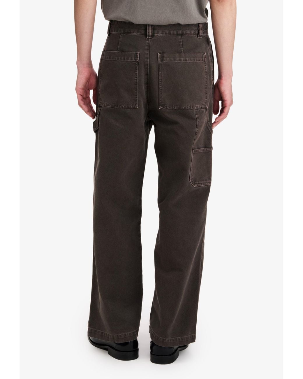 A.P.C. Black A. P.C. Canvas Carpenter Pants for men