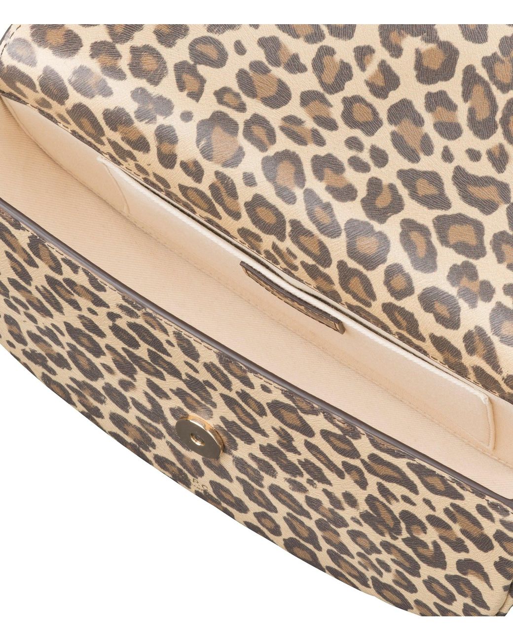 A.P.C. White A. P.c. Women's Betty Shoulder Bag One Size In Leopard Print