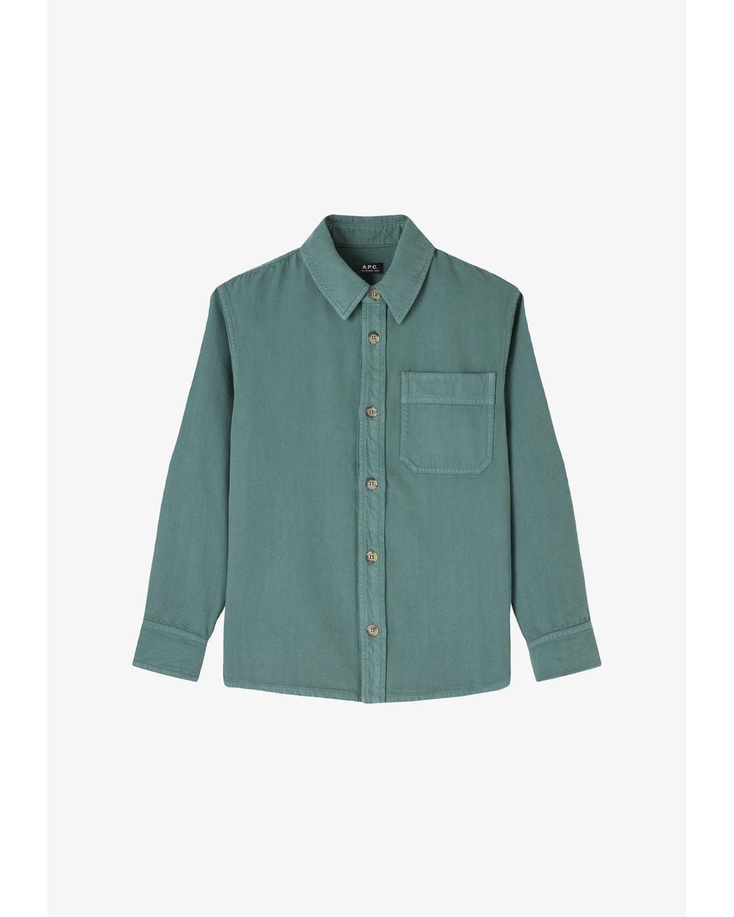 A.P.C. Green A. P.C. Basile Overshirt for men