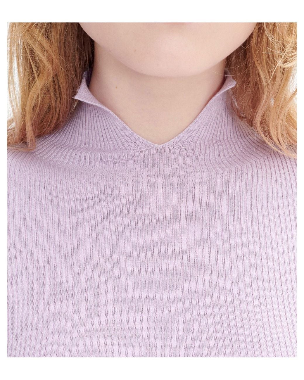 A.P.C. Purple A. P.c. Women's Nicole Sweater Size: Medium In Parma Violet
