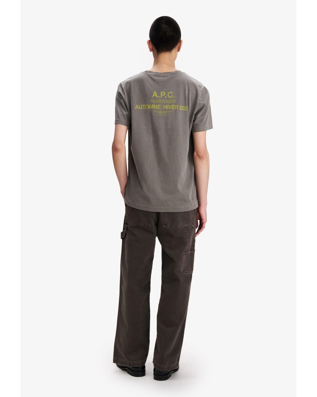 A.P.C. Black A. P.C. Canvas Carpenter Pants for men