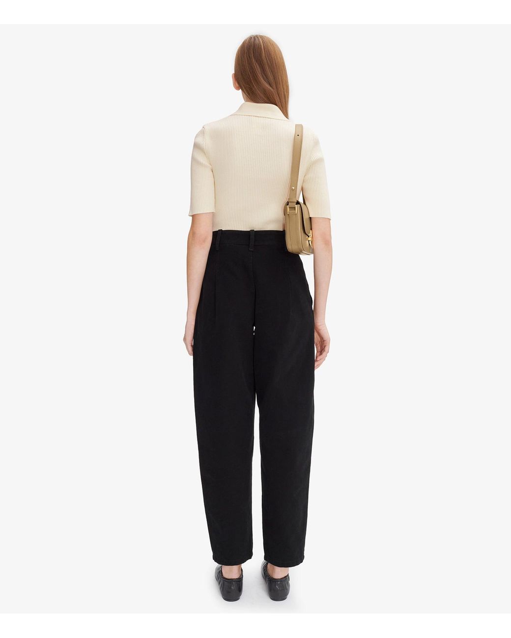 A.P.C. White A. P.c. Women's Willow Pants Size: 34 In Black