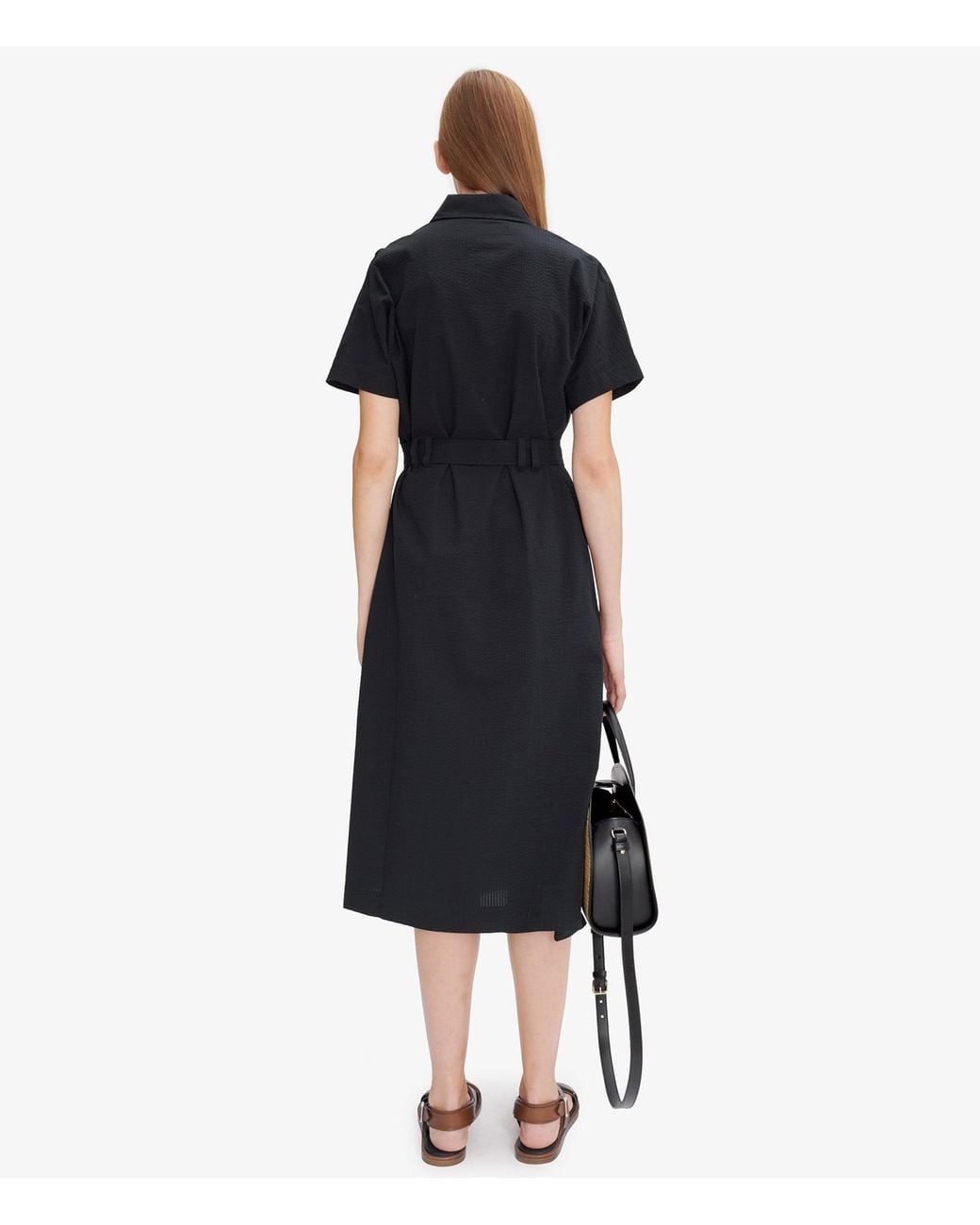 A.P.C. Blue A. P.c. Women's New Drew Dress Size: 38 In Black