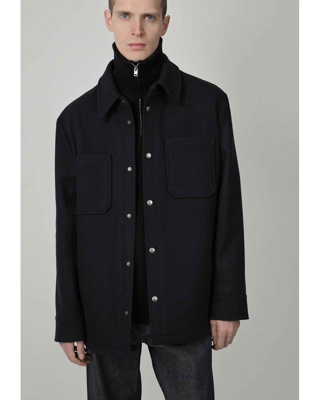 A.P.C. Blue A. P.C. Marcel Jacket for men