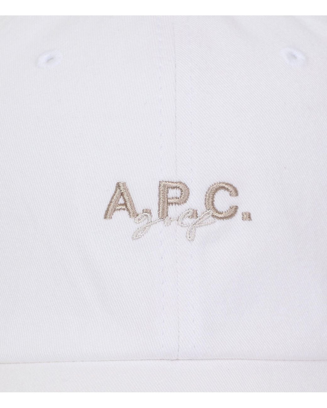 A.P.C. A. P.c. Men's Jack Golf Cap Size: Small In White for men